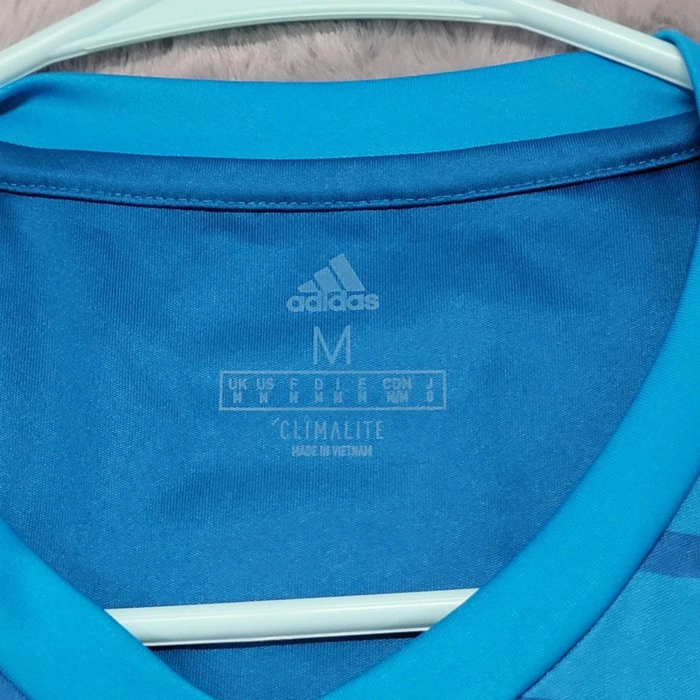 Columbus‎ Crew Adidas Jersey Mens Medium (Fits Small) Blue MLS Soccer Acura #53
